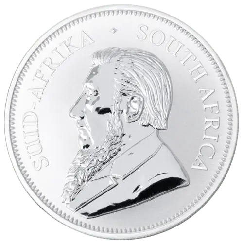 Rückseite der 1 Unze Silber 50 Jahre Krügerrand 2017 Jubiläumsausgabe von Hersteller South African Mint