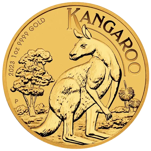 1 Unze Gold Australien Känguru 2023