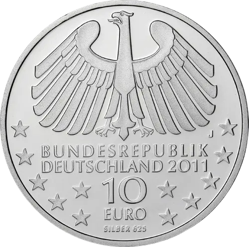 10 Euro Silber Gedenkmünzen 2011 von Hersteller Div. dt. Prägeanstalten