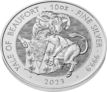 The Yale of Beaufort 2023 - Silber The Royal Tudor Beasts 10 oz