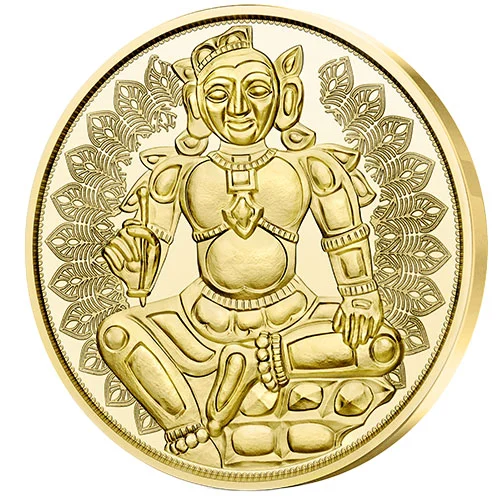 1/2 Unze Gold 100 Euro Das Goldene Indien 2023 Vorderseite