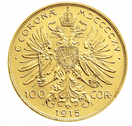 30,49 g Gold Österreich 100 Kronen 1912 prägefrische Nachprägung