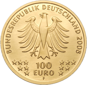 1/2 oz Gold 100 Euro Deutschland 2008 UNESCO Welterbe - Altstadt Goslar