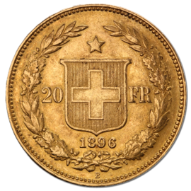 Goldmünze Helvetia