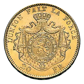 5,81 g Gold 20 Francs Belgien