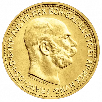 6,09 g Gold Österreich 20 Kronen 1912 prägefrische Nachprägung