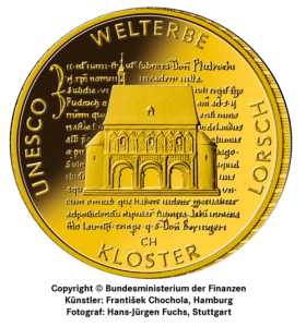 1/2 oz Gold 100 Euro Deutschland 2014 UNESCO Welterbe - Kloster Lorsch