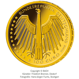 1/2 oz Gold 100 Euro Deutschland 2016 UNESCO Welterbe - Regensburg