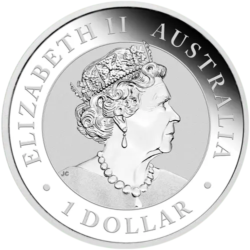 Rückseite der 1 Unze Silber Australian Nugget Welcome Stranger 2019 von Hersteller Perth Mint