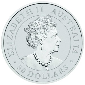 Rückseite 1 kg Silber Australian Koala 2020 von Hersteller Perth Mint Australien