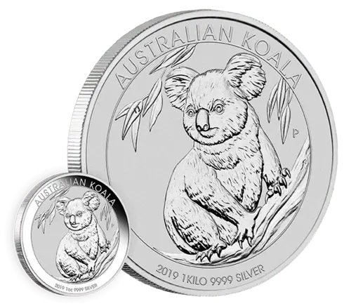 1 kg Silber Australian Koala 2019 von Hersteller Perth Mint