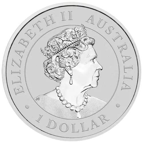 Rückseite der 1 Unze Silber Australien Super Pit 2019 von Hersteller Perth Mint