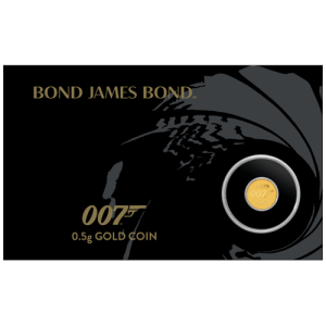 Verpackung 0,5 g Gold 007 James Bond 2020