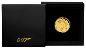 Verpackung 1/4 oz Gold 007 James Bond 2020 - Polierte Platte