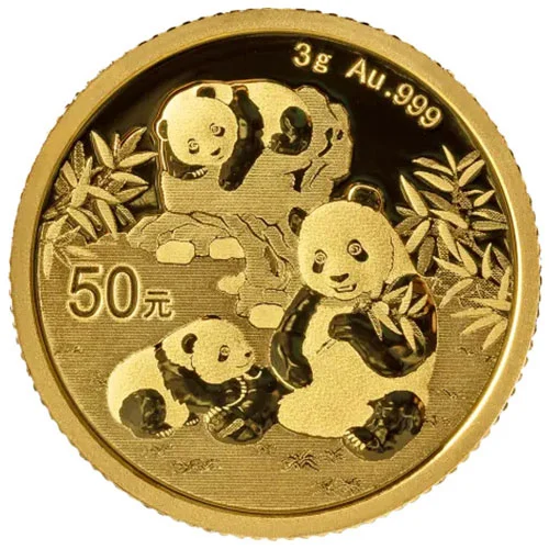 3 g gold china panda 2025