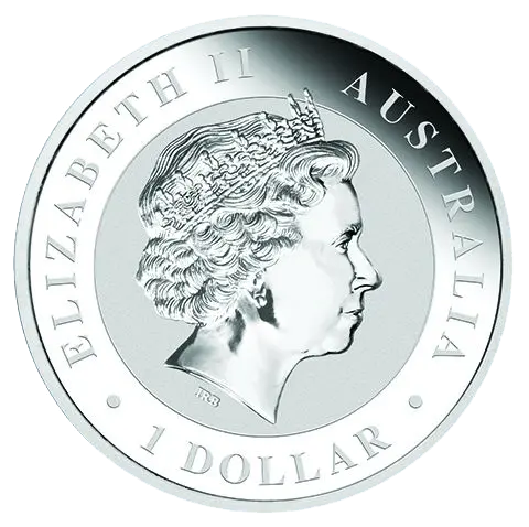 Rückseite der 1 Unze Silber Australian Koala 2016 von Hersteller Perth Mint