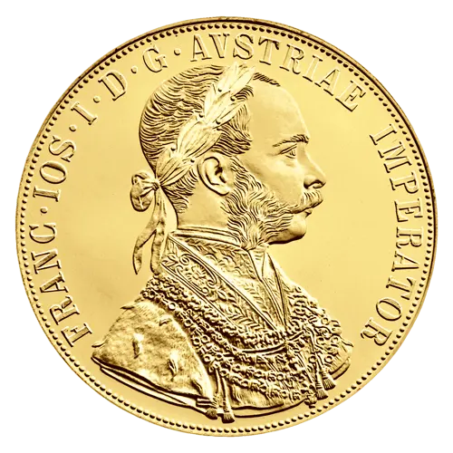 13,76 g Gold Österreich 4 Dukaten 1915 prägefrische Nachprägung