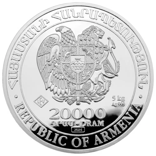 5 kg Silber Armenien Arche Noah 2024