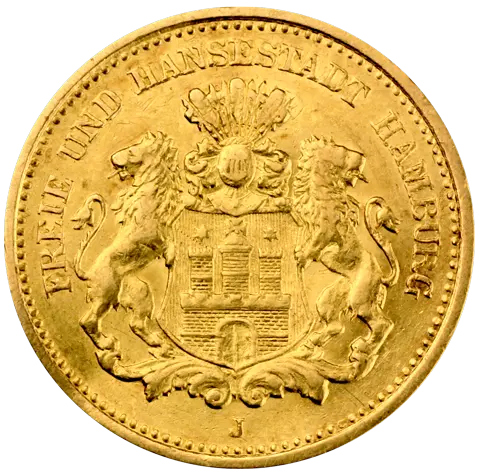 Vorderseite Goldmünze 1,79 Gramm 5 Mark Deutsches Kaiserreich, Hersteller Diverse Münzprägestätten des Deutschen Kaiserreiches