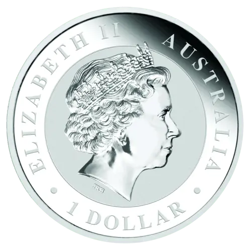 Rückseite der 1 Unze Silber Australian Koala 2015 von Hersteller Perth Mint