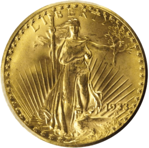 Vorderseite 20 US-Dollar Gold St. Gaudens Double Eagle