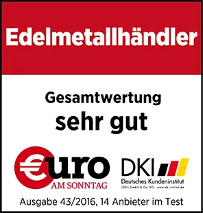 Euro am Sonntag Edelmatallhänler 2016