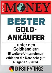 FOCUS Money hat GoldSilberShop.de mehrfach als "Besten Goldankäufer" ausgezeichnet!