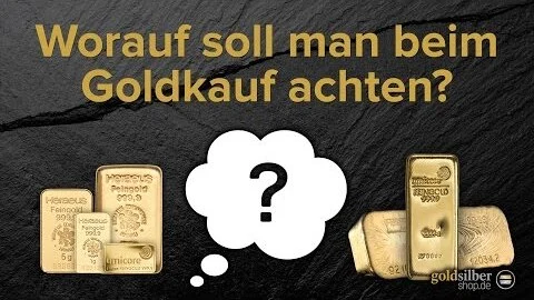 Worauf bei Goldkauf achten?