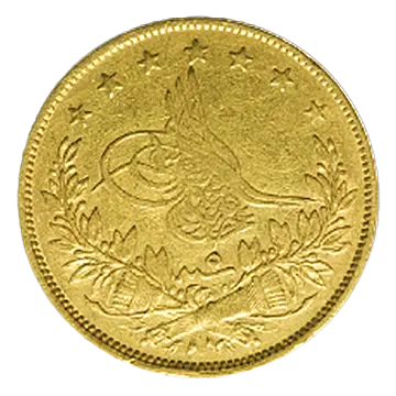 6,61 g Gold Türkei 100 Kurush Piaster Tughra