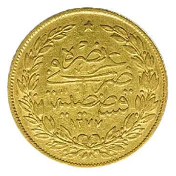 6,61 g Gold Türkei 100 Kurush Piaster Tughra