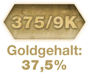 Goldgehalt 37,5