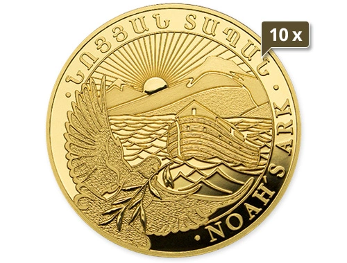 10 x 1/2 Unze Gold Armenien Arche Noah 2024