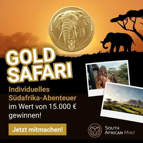 30 x 1 Unze Gold Big Five Elefant 2023