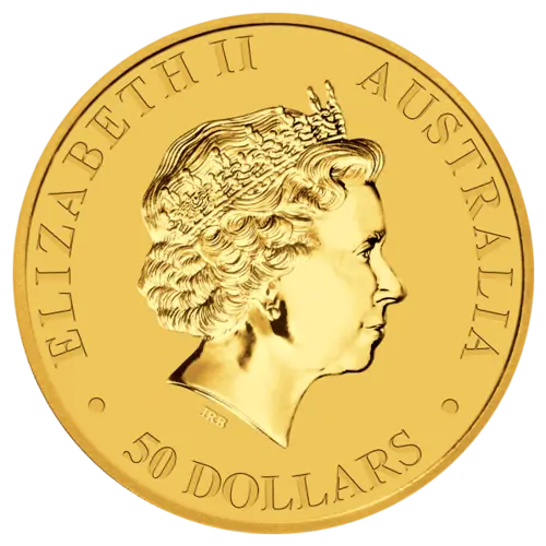 Rückseite Goldmünze 1/2 Unze Australien Känguru diverse Jahrgänge, der Hersteller Perth Mint Australia