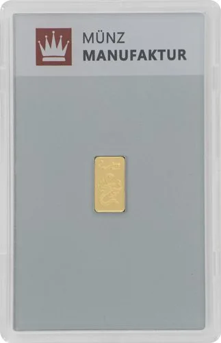  Sternzeichen 1 g Goldbarren Skorpion Blister