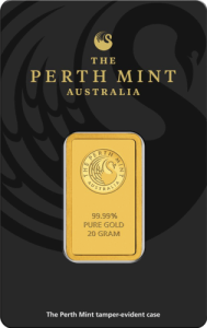 20 g Goldbarren Perth Mint