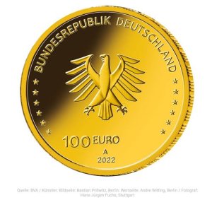 1/2 Unze Gold Säulen der Demokratie Freiheit 2022