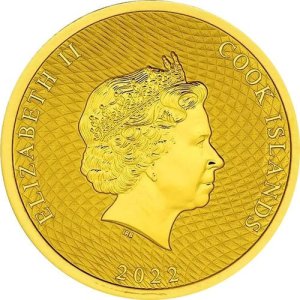 1 oz Gold Cook Island Bounty 2022 Wert