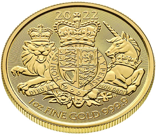 1 oz Gold Royal Arms 2022