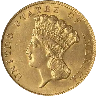 4,51 g Gold 3 Dollar USA Indian Princess Head diverse Jahrgänge