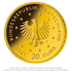 20 Euro Goldmünze Schwarzspecht 2021