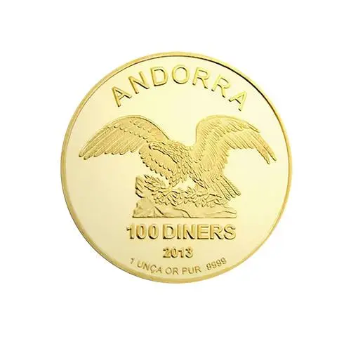 1 Unze Gold Andorra Eagle 2013 Vorderseite