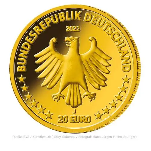 1/8 oz Gold 20 Euro Rückkehr der Wildtiere Kegelrobbe 2022