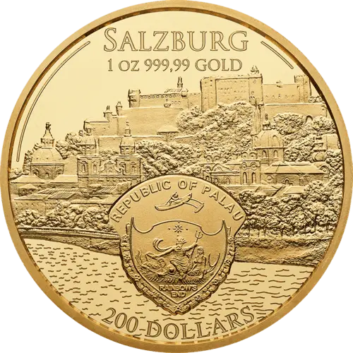 1 Unze Gold Mozart 2017