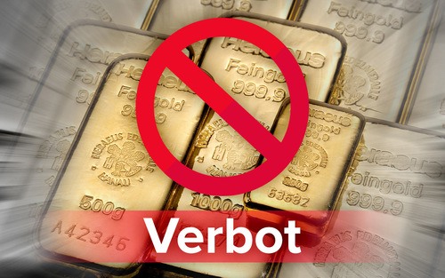 Goldverbot