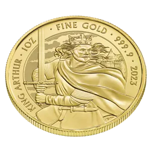 Mythen und Legenden King Arthur 2023 1 oz Gold 