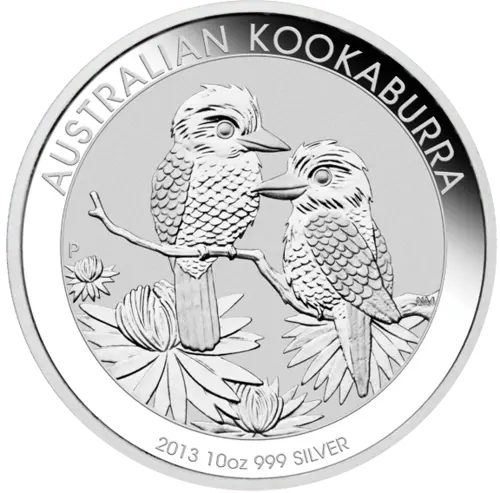 Vorderseite der10 Unzen Silber Kookaburra 2  Australien Münze von The Perth Mint | Vorderseite der 10 Unzen Silber Kookaburra Australien Münze von The Perth Mint