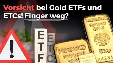 Vorsicht bei Gold-ETFs