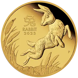 1/20 oz Gold Lunar III Hase 2023