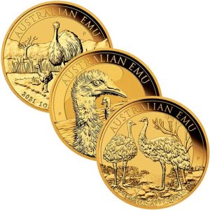 1 Unze Gold Emu diverse Jahrgänge